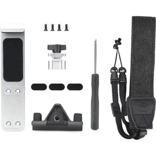 For -DJI Mavic Mini 2 Remote Control Aluminum Alloy Flat Extenson Clip with Lanyard for -DJI Mavic Air 2 Drone