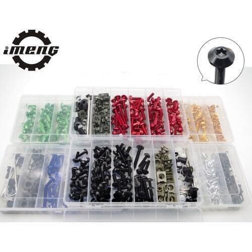 Motorcycle Sportbike Fairing Bolt Kit Motorbike Screws Nuts For YAMAHA Cygnus Dragstar 650 Dt 125 Exciter 150 Fazer Fz6 Fjr1300
