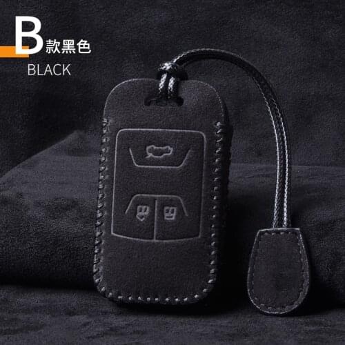 3 Buttons Leather Car Key Case Bag For Chery Tiggo Arrizo Auto Smart Remote Key Cover Holder Car Interior Accessories