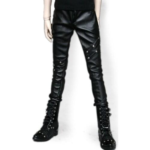 [wamami] 77# Black Leather Trousers/Pants SD17 DZ70 70cm BJD Doll Dollfie
