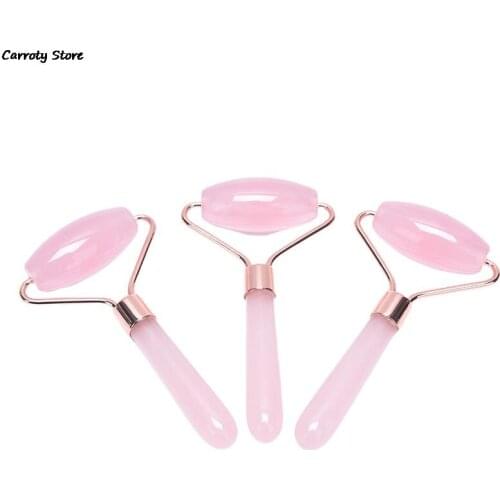 Facial Massage Roller Guasha Board Double Heads Natural Jade Stone Face Lift Body Skin Relaxation Slimming Beauty Neck Thin Tool