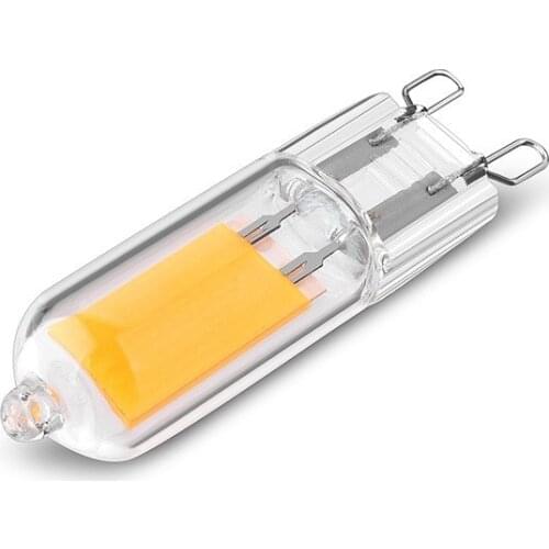 Mini G9 LED COB Bulb 9W 12W 15W Glass Crystal Lights Replace Halogen Lamp for Home Pendant Light Fixture Chandelier 220V