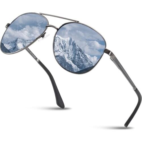 New Polarized Sunglasses For Men Classic Metal Sun Glasses Male Brand Design Vintage Fishing Driving Eyewear UV400 Oculos