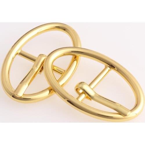 Gold Color Pins buckles 22mm Release Adjuster Buckles with prong Bag Strap Slider Fastener Strap Rectangle Leathercraft Hardware