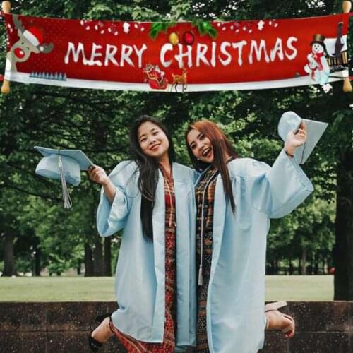 Christmas Festive Banner Merry Christmas Banner Large Xmas Sign Huge Xmas House Home Outdoor Party Decoration Highest Quality