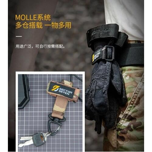 Multi-purpose Glove Hook Outdoor Carabiner Military Tactical Molle Gloves Climbing Rope Storage Buckle Keychain Free Shipping