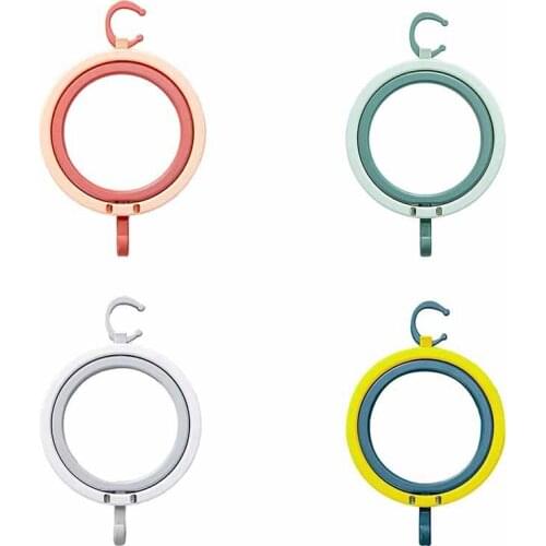 Hanging Hat Rack, Hat Storage Rack for Baseball Caps, Door, Wall, Closet, Bathroom, with Adhesive Hooks, 4 PC-A