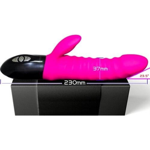 Thrusting Vibrator with Heating Function Sex Products Electromagnetic Pulse Sex Wand Sex Toys for Women Orgasm Pleasure