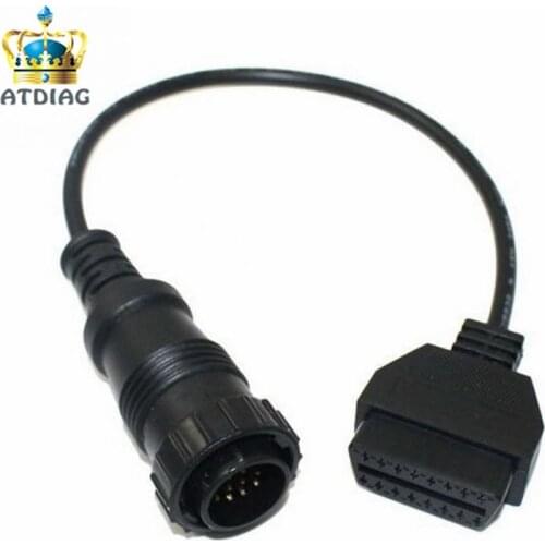 High quality for Me-rcedos Sprinter 14pin to 16pin 14 pin to obdii obd2 obd ii obd 2 16 pin adapter