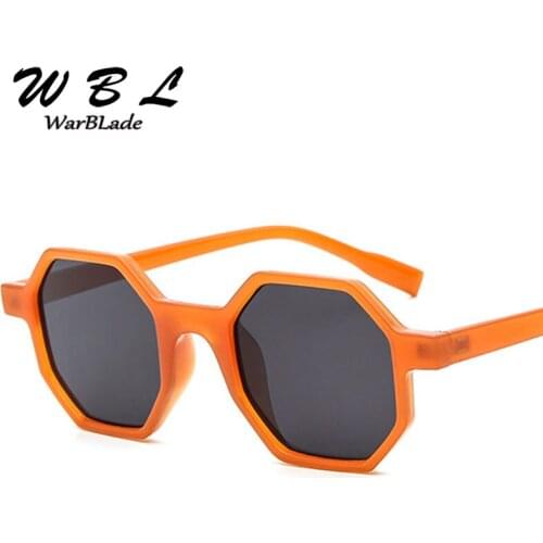 WarBLade 2019 New Octagon Square Sunglasses Brand Designer Polygon Women Sun Glasses Vintage Couple Sexy Cute Lens Shades