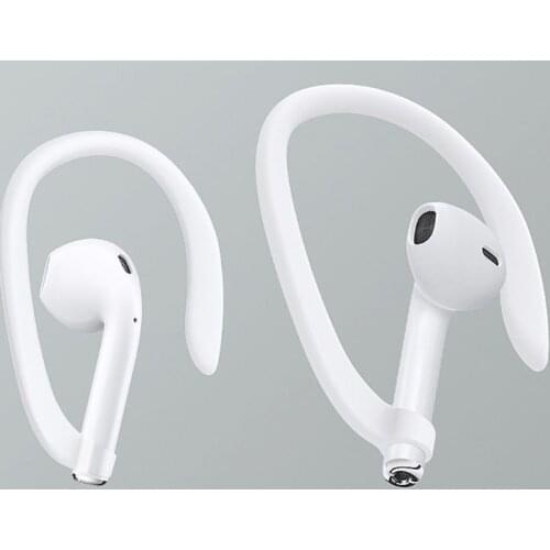 1Pair Protective Earhooks Holder Silicone Sports Anti-lost Ear Hook for Airpods 1/2/Pro Wireless Earphones Accessories