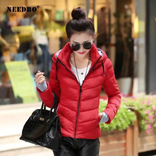 Winter Jacket Women Hooded Parka Mujer Ladies Puffer Jacket Winter Coat Women Elegant Feminine Coat inverno Padded Womens Jacket