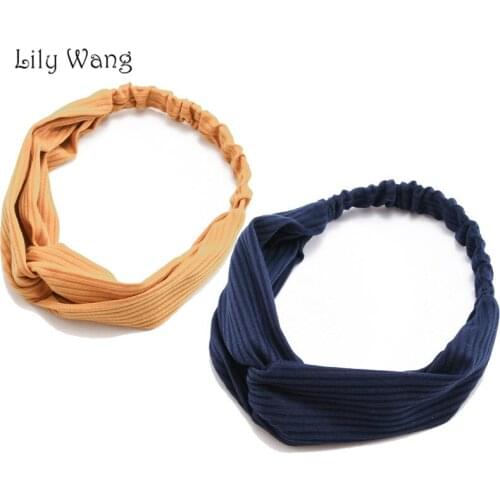 Lily Wang 1Pc Women Hair Accessories Fashion Hairband Girls Headband Turban Elastic Hair Band Korea Headdress Ladies Hoop