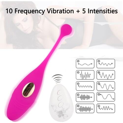 10 Speed Wireless Silicone Jump Eggs for Women Student Bullet Remote Control Vibrating Wearable Panties USB Rechargeable Sex Toy