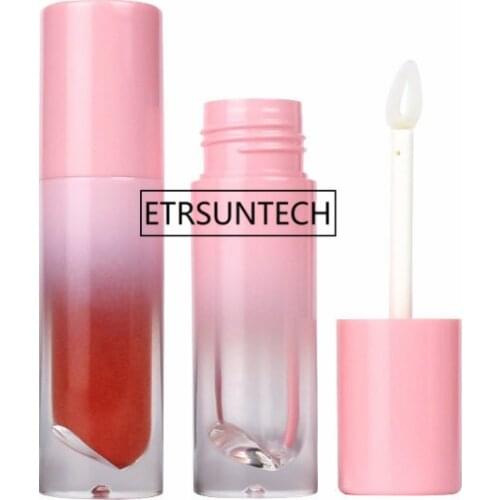 100pcs 4ml Empty Pink Lip Gloss Tube DIY Lip Balm Tube Plastic Lipstick Containers Cosmetic Container Bottle F3918