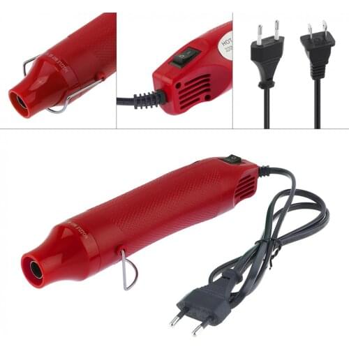 110V / 220V 300W Heat Gun Hot Air Electric Blower with Shrink Plastic Surface EU US Plug for Heating DIY Accessories