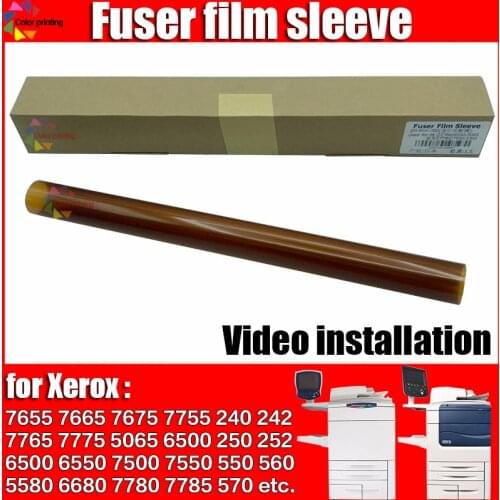 1X DCP 700 700i Fuser Fixing Film Sleeve for Xerox C70 C60 240 242 250 252 260 5065 6550 C550 C560 C75 J75 550 560 Copier Parts
