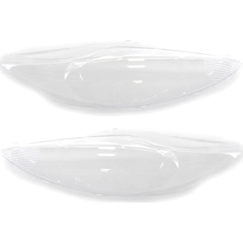 2 Pcs Left Right Fit For Ford Fiesta 2009-2011 Car Front Headlight Lampshade Shell Masks Clear Lens PC Light Cover Accessories
