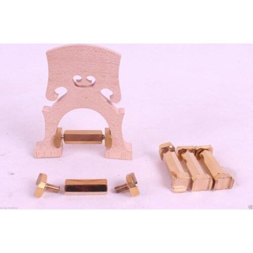 5 set Cello Bridge repair tools, Cello bridge, Bridge pillar, Brass