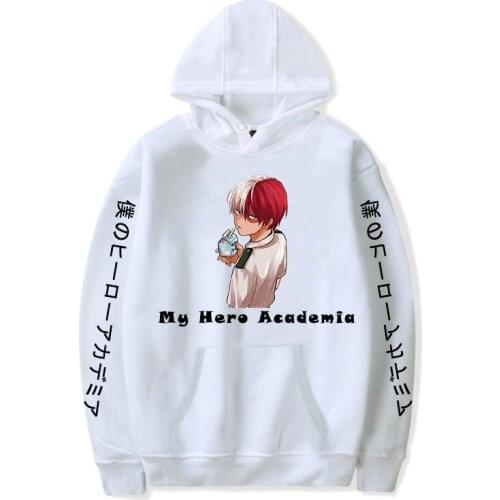 Cosplay Anime Clothes Todoroki Shoto Hoodies Novelty My Hero Academia Sweatshirt Streetwear Harajuku Autumn Winter Pullovers