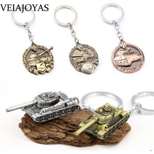 Hot Game World of Tanks Keychains for Men Full Set 13 types WOT Alloy Tanks car Key Chains Charms Jewelry Accessories Wholesale