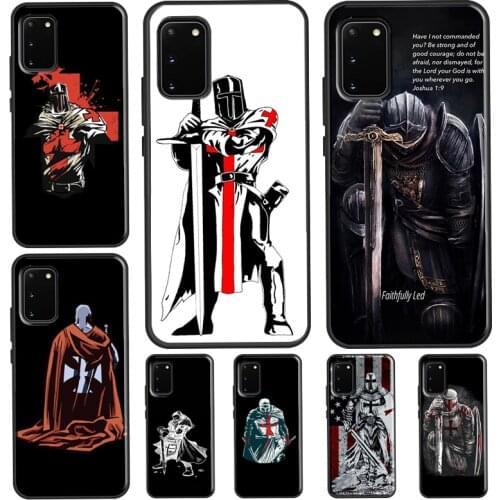 Christian Templar Knights Case For Samsung Galaxy Note 20 Ultra Note 9 10 S10e S8 S9 S10 Plus S20 FE Back Cover