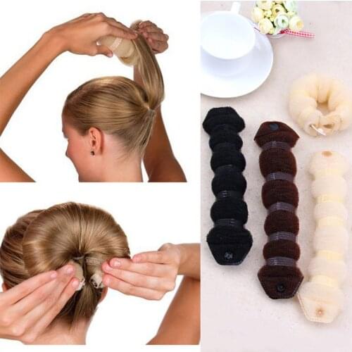 New Fashion Hair Tools Magic Quick Bun Make Hair Styling Long Headbands Women DIY Hairbands Girl Hair Bands Hair Accessories