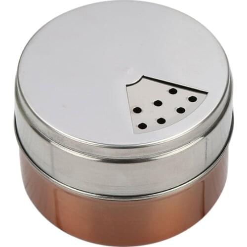 Hot Multi-purpose Stainless Steel Kitchen Gadgets Spice Pepper Shaker Spice Jar Rotating Cover Seasoning Can Salt Sugar Bottle