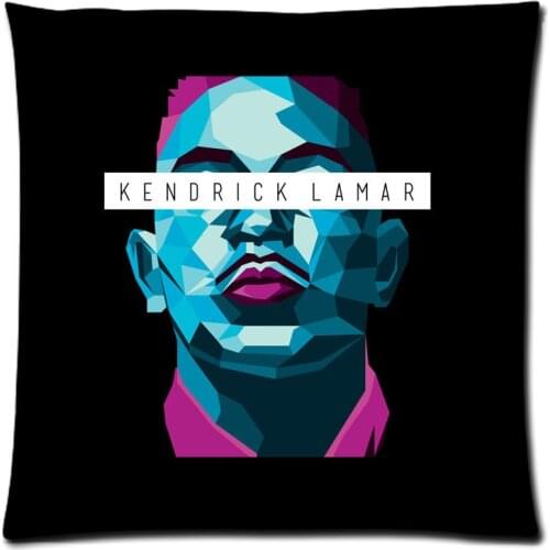 Kendrick Lamar Duckworth DIY Throw Pillow Case Cushion Cover Sofa Home Car Decor 18"*18" Two Side Free Shipping