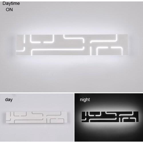 Nordic minimalist led acrylic wall lamp stair aisle living room background wall rectangular wall lamp