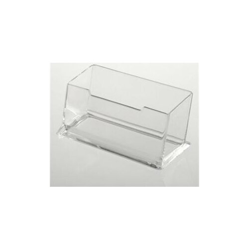 Fashion New Precision Fine Clear Plastic Desktop Business Card Holders Display Stands Note Holder