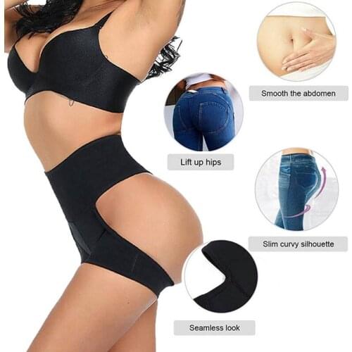 YCCRI New Womens Sexy Hollow Out Butt Lifter Panties Body Enhancer Belly Control Shaper Panties Briefs Underwear Body Shaper
