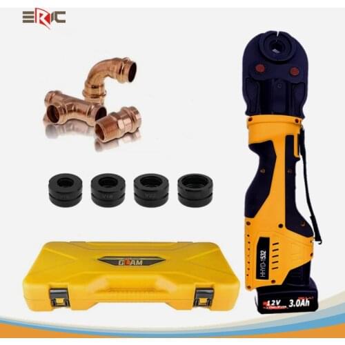 China Manufacturer Battery-Operated Crimping Press Tools For Pex Cooper Pipe Plumbing Tool