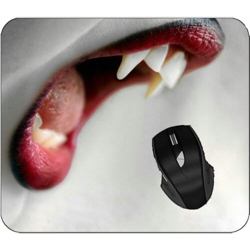 Office Mouse Pad Dark Lips Fantasy Non-Slip Rubber Mousepad