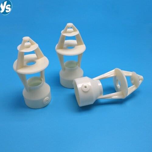 Plastic Triple-splash Cooling Tower Nozzle, Condenser Cooling Tower 360 Degree Spray Nozzle