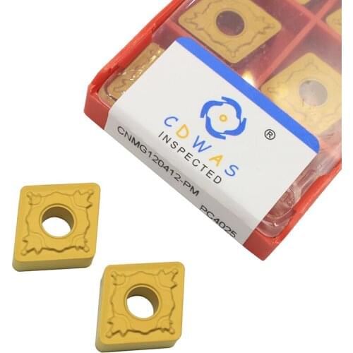 High quality CNMG120408 PM PC4025 Carbide insert External turning tool Lathe tool Turning insert for machining steel parts