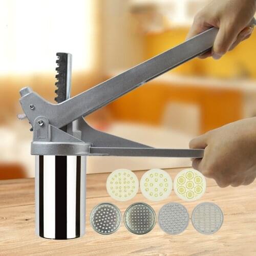 Stainless Steel Manual Noodle Maker Press Pasta Machine Crank Cutter Fruits Juicer Cookware With 8 Pressing Noodle Moulds Making