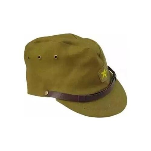 WWII WW2 JAPANESE MILITARY ARMY OFFICER CAP HAT WOOL 57~60cm Military Hat Military War Reenactments
