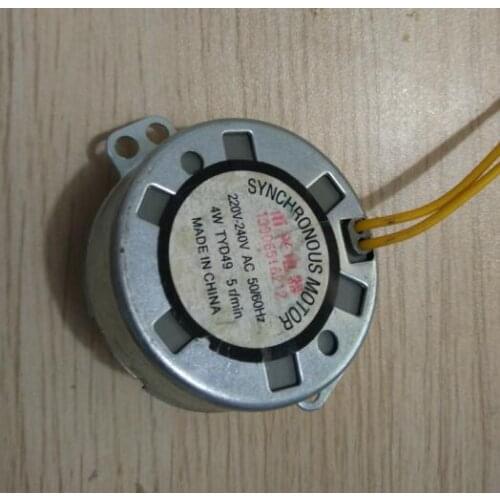 220V 5RPM TYD49 4W Synchronous Motor for swing electric stand fan use