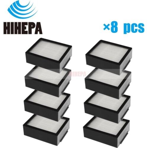 8pcs/lot Replacement HEPA Filter for iRobot Roomba i7 E5 E6 I Series Robot Fit Vacuum Cleaner parts # 4639161