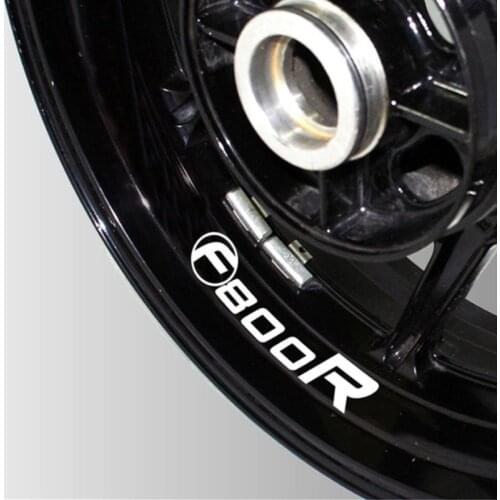 High quality Motorcycle Waterproof Reflective stickers Tire rim inner Decorative decals wheel patch For BMW f800r F 800R