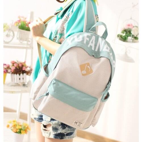 2019 High Quality Women Canvas Backpacks Ladies Schoolbag School Bag for Girl Boy Teenagers Casual Travel Bags