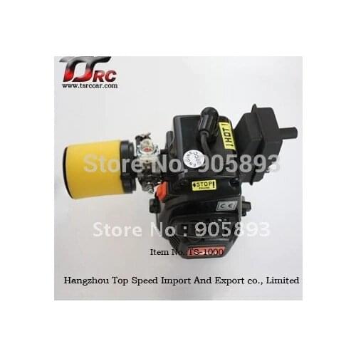 29cc 2 Stroke 4 Holes Engine with Air Filter & Muffled for 1/5 Hpi Rovan Km Mcd Redcat Rcmk Fg Baja 5b 5t 5sc Ss Rc Car Parts
