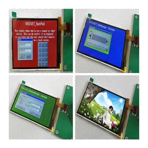 3.6 inch TFT LCD Color Screen (16:9) 240*400 Support ucGUI emWin (Without Baseboard)