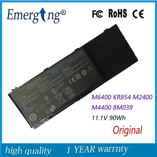 11.1V 90WH New Original Laptop Battery for Dell Precision M2400 M4400 M6400 M6500 312-0873 8M039 C565C DW842 KR854 J012F
