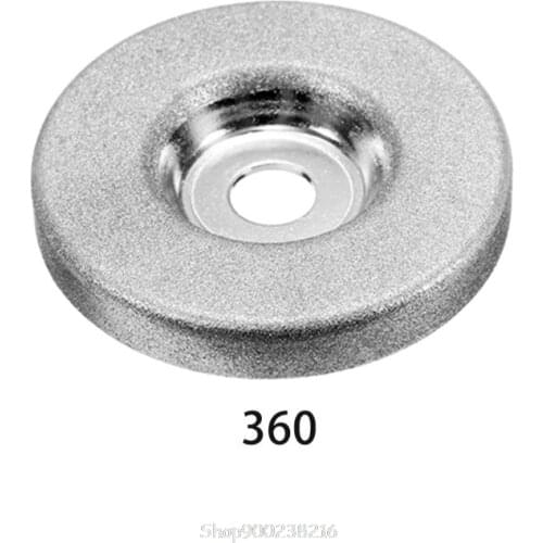 1pc 56mm 180/360 Grit Diamond Grinding Wheel Circle Grinder Stone Sharpener Angle Cutting Wheel Rotary Tool Au27 20 Dropship