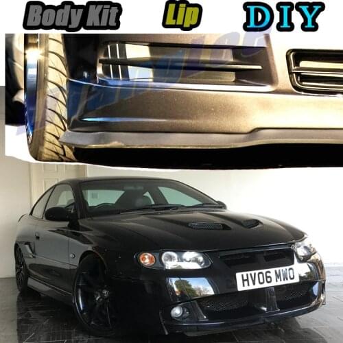 Car Bumper Lip Front Spoiler Skirt Deflector For Vauxhall Monaro / GTO 2001~2005 Tune Car Modified Body Kit VIP Hella Flush Lips