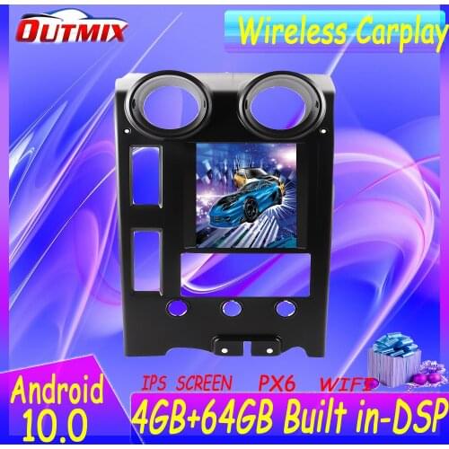 Audio Radio stereo GPS Navi Wifi Head Unit IPS DSP Tesla Screen Android 10 Car Multimedia Player For Hummer H2 2004 2005 - 2009