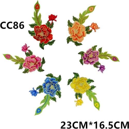 Color gold wire Embroidered lace shirt Cowboy dress Full dress Clothing accessories CC86