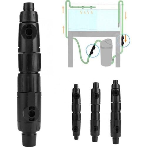 DIY CO2 System Kit Flow Regulator Fish Aquarium Hose Valve Pipe Valve Quick Release Connector Connector Adapters